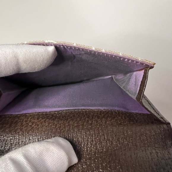 BVLGARI CANVAS PRINTED COMPACT WALLET - Picture 5 of 8